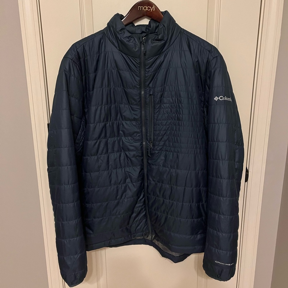 Columbia Men's Puffer Jacket - Dark Blue